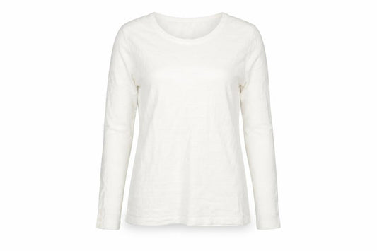 Womens UK Size M Isle White Pullover Jumper