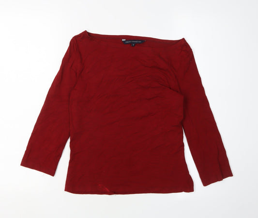 French Connection Women's Red Basic Blouse S
