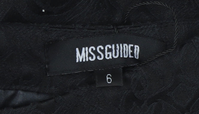 Missguided Women’s Black Lace Pencil Skirt Size 6