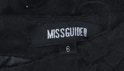 Missguided Women’s Black Lace Pencil Skirt Size 6