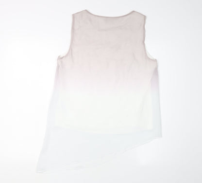 Womens UK Size 12 RJR John Rocha Ivory Basic Tank