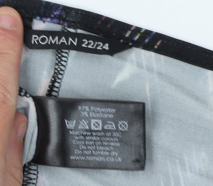 Womens UK Size 22 Roman Multicoloured Tunic Tunic