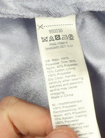 Monsoon Women's Purple Lace Long Sheath Dress Size 10