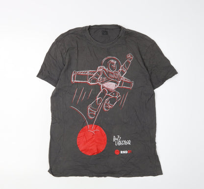 Mens UK Size S Comic Relief Black  T-Shirt