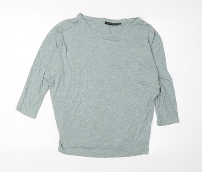 Womens UK Size S Tahari Green Basic Blouse