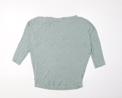 Womens UK Size S Tahari Green Basic Blouse