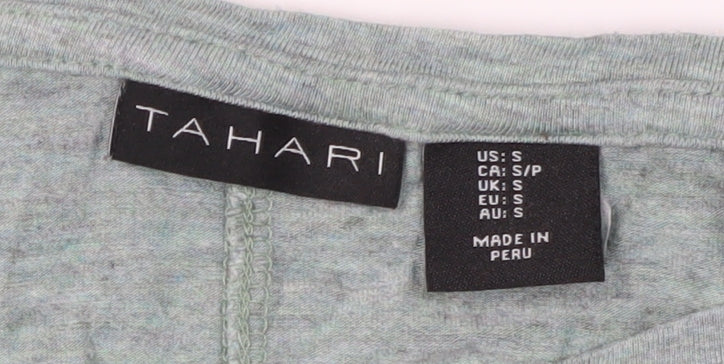 Womens UK Size S Tahari Green Basic Blouse