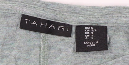 Womens UK Size S Tahari Green Basic Blouse