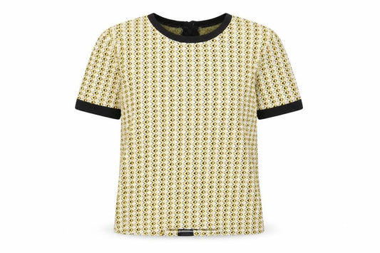 Womens UK Size 12 River Island Multicoloured Ringer T-Shirt
