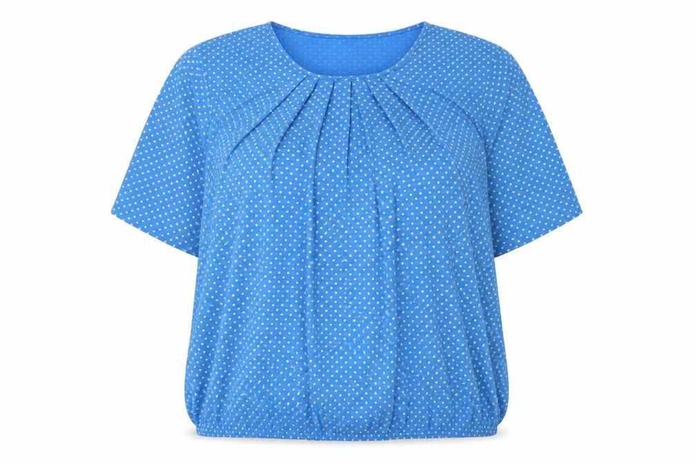 Womens UK Size 20 Cotton Traders Blue  Blouse