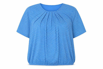Womens UK Size 20 Cotton Traders Blue  Blouse