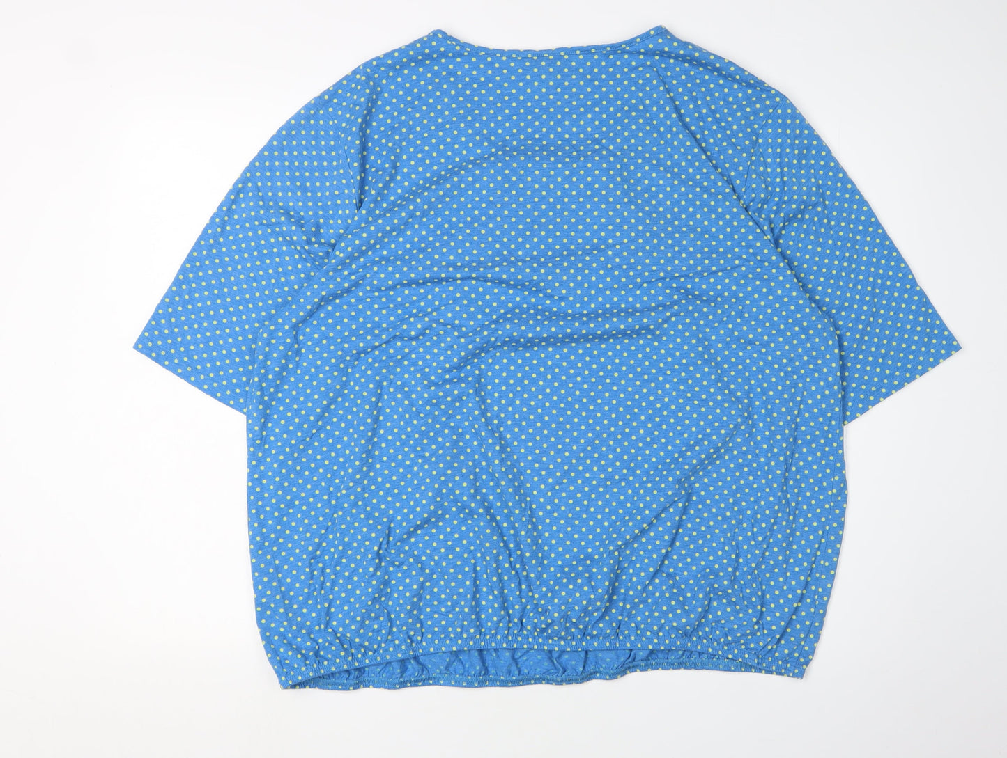 Womens UK Size 20 Cotton Traders Blue  Blouse