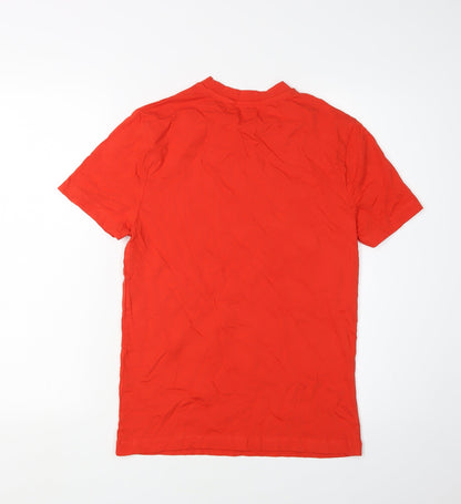 Mens UK Size S DC Red  T-Shirt