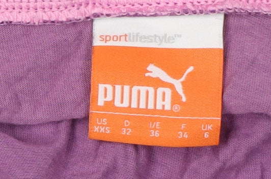 Puma Women's Purple Long Sleeve Activewear Top