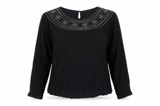 Womens UK Size 12 Marks and Spencer Black  Blouse