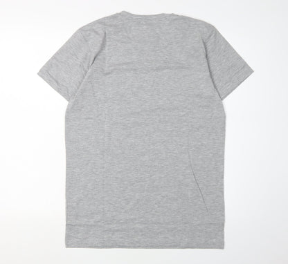 Mens UK Size S INTENSE Grey  T-Shirt