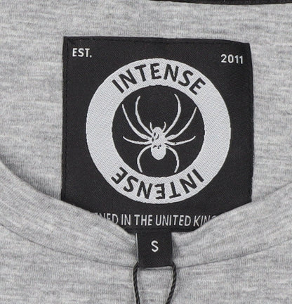 Mens UK Size S INTENSE Grey  T-Shirt