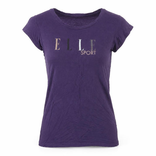 ELLE Women's Purple T-Shirt Size 10