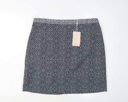 Monsoon Women's Multicoloured Skirt Size 14 Geometric