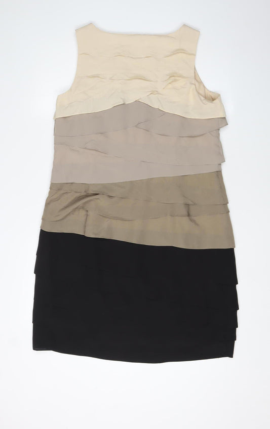 Marks and Spencer Women's Multicoloured Shift Dress Size 16