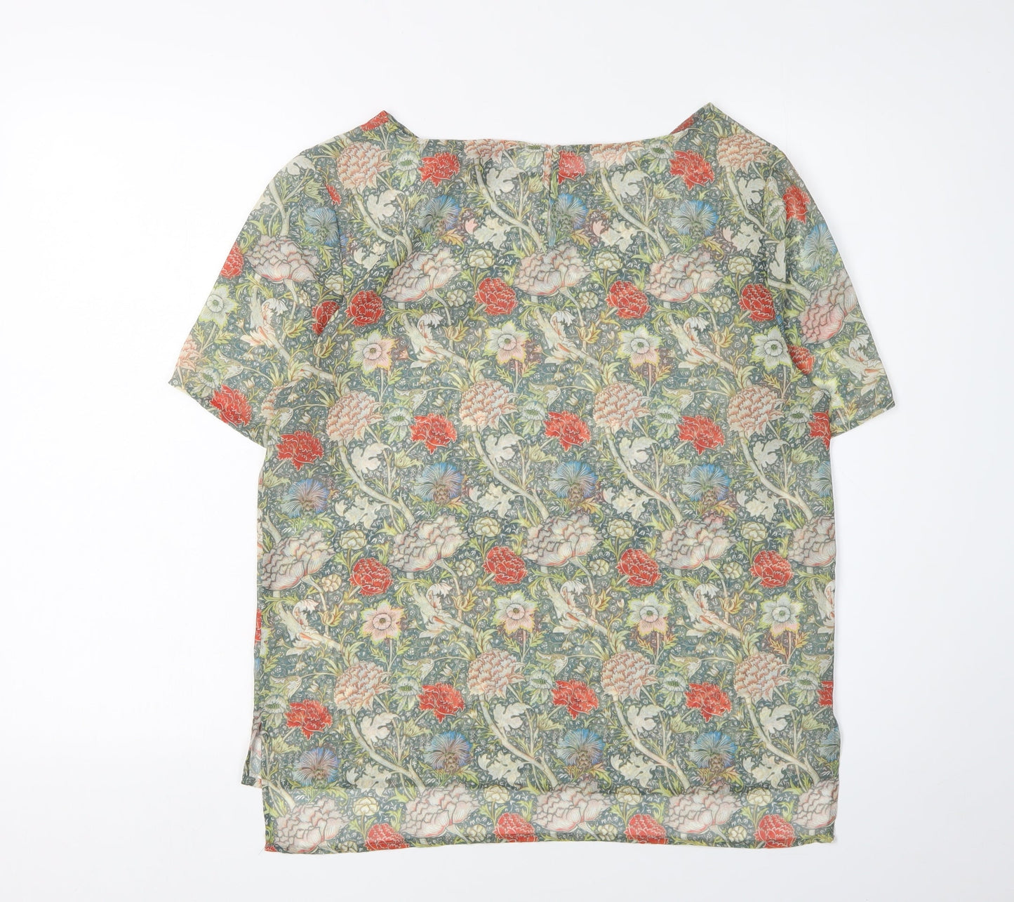 Womens UK Size 12 MNG Collection Multicoloured Tunic Blouse