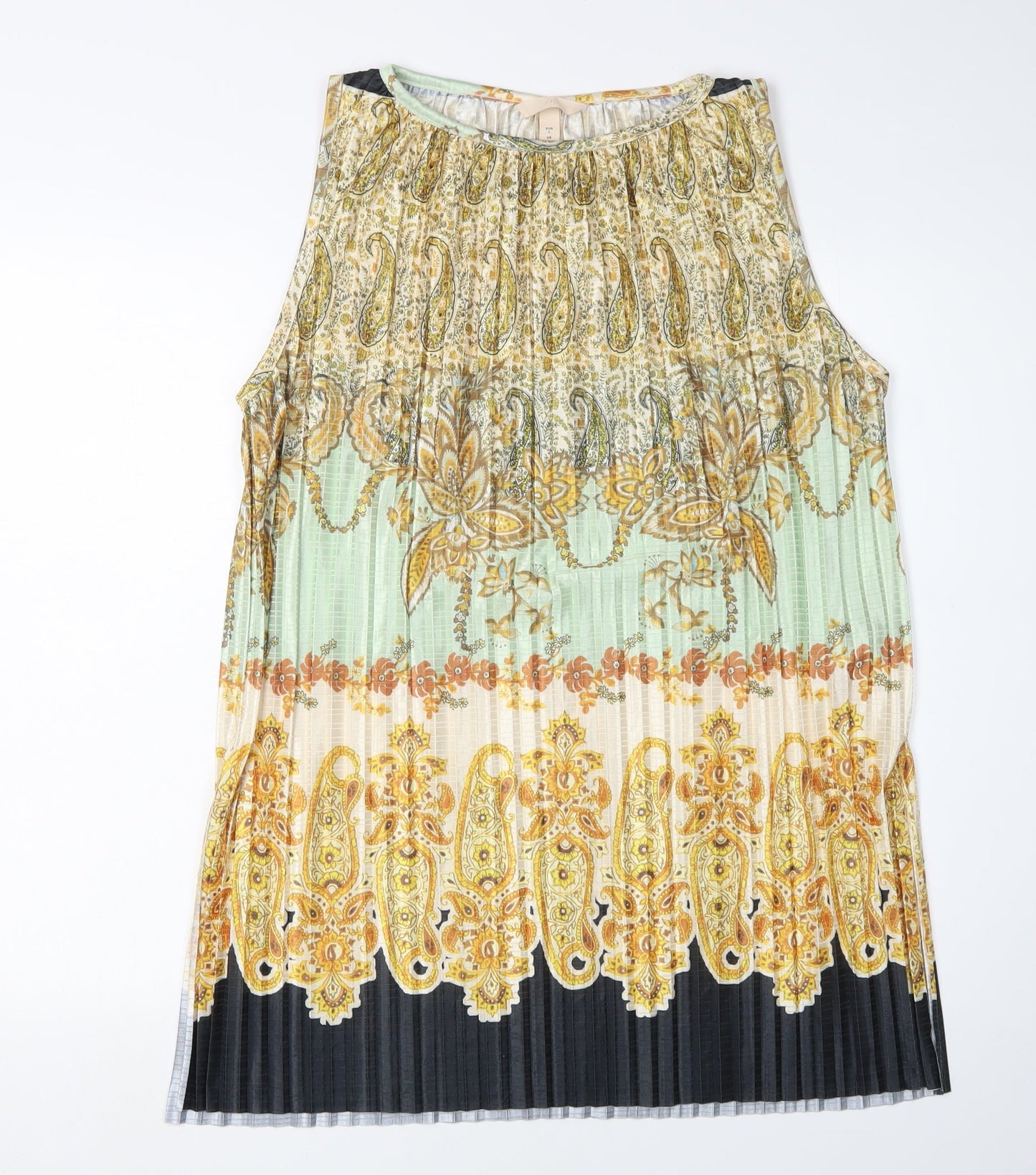 H&M Women's Multicoloured Bohemian Shift Dress L