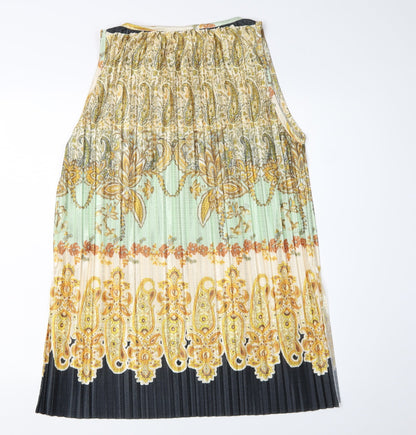 H&M Women's Multicoloured Bohemian Shift Dress L