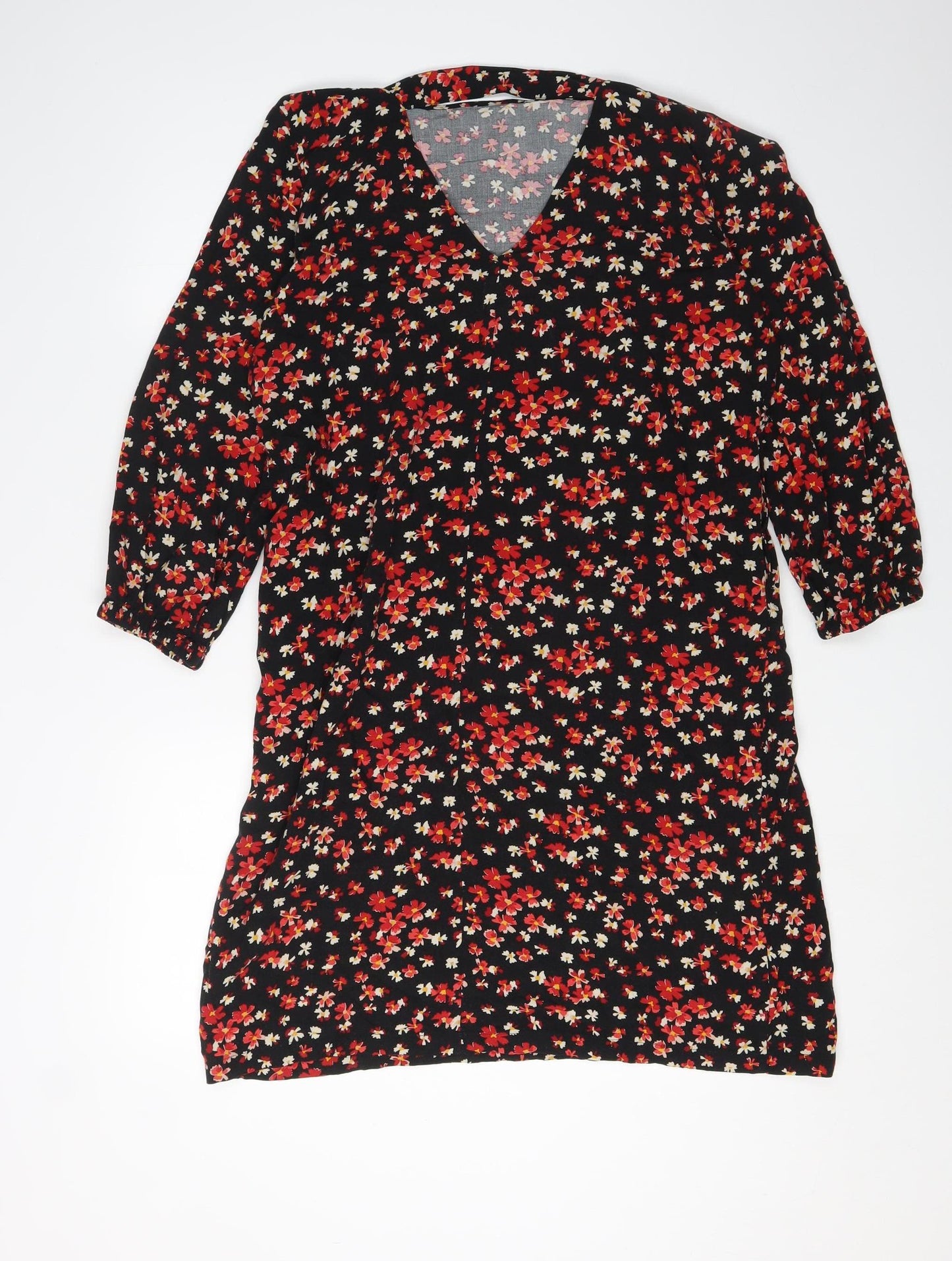 GAP Women's Floral Shift Dress, Multicolour, M, Spring