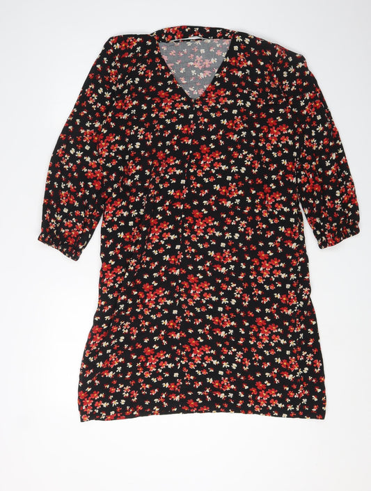 GAP Women's Floral Shift Dress, Multicolour, M, Spring