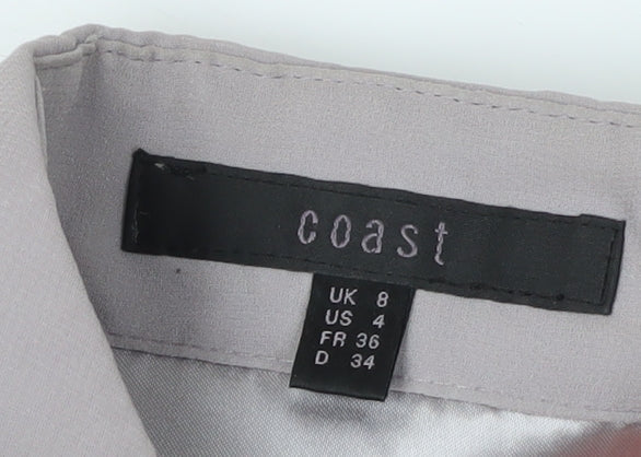 Coast Women's Grey Ball Gown Dress Size 8