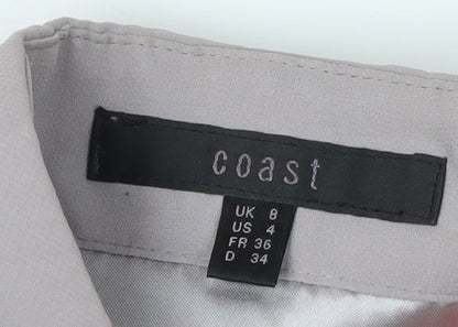 Coast Women's Grey Ball Gown Dress Size 8