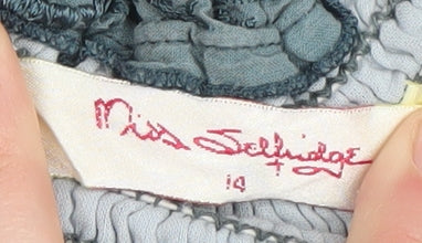 Miss Selfridge Women's Multicoloured Floral Halter Dress Size 14