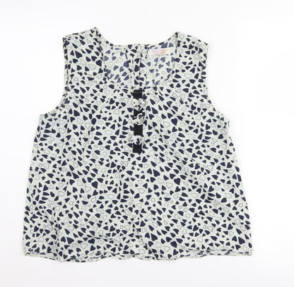 Womens UK Size 12 River Island Multicoloured Camisole Blouse
