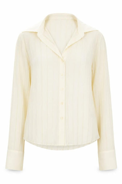 Womens UK Size 12 Marks and Spencer Ivory  Button-Up
