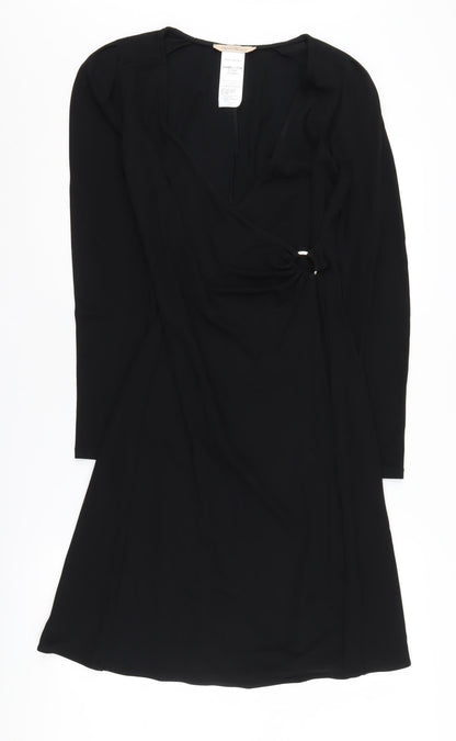 Pennyblack Women's Black Wrap Dress Size 8
