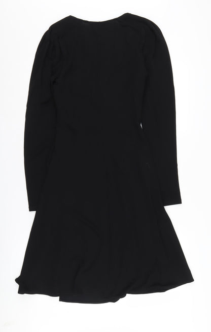 Pennyblack Women's Black Wrap Dress Size 8