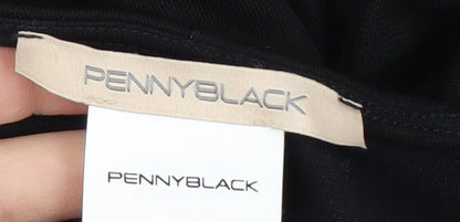 Pennyblack Women's Black Wrap Dress Size 8
