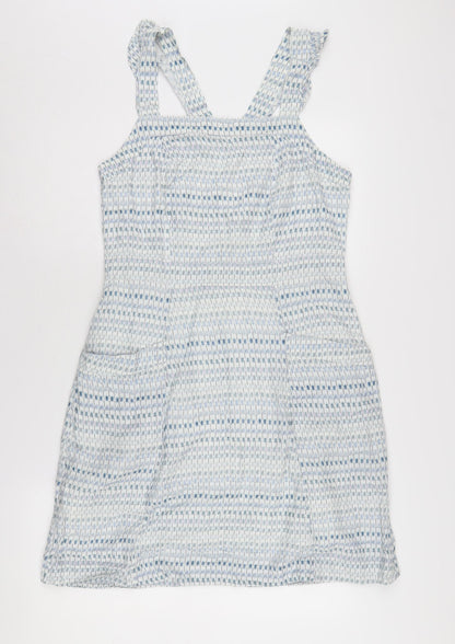 FatFace Women's Multicoloured Pinafore Dress Size 12