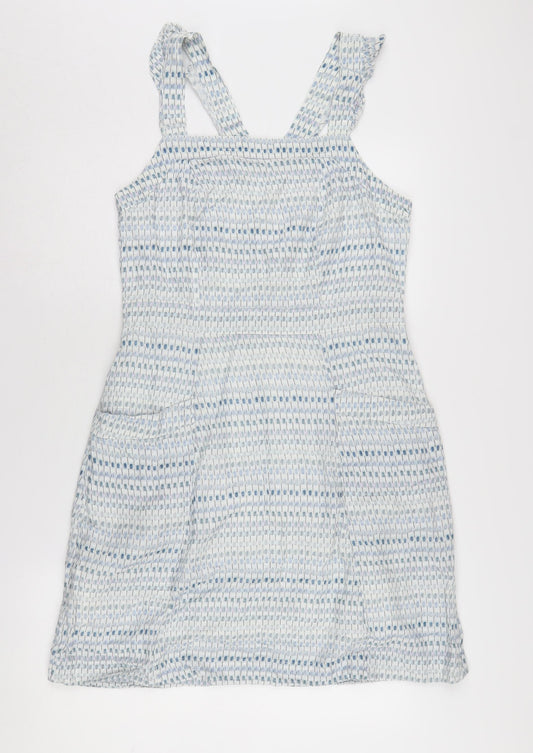 FatFace Women's Multicoloured Pinafore Dress Size 12