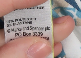 Womens UK Size 14 Marks and Spencer Multicoloured  Button-Up