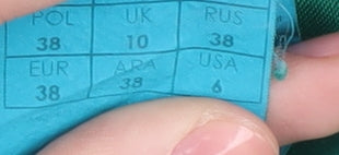 Promod Women's Green Button-Up V-Neck Top - Size 10