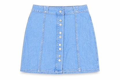 Womens UK Size 8 River Island A-Line Denim Skirt
