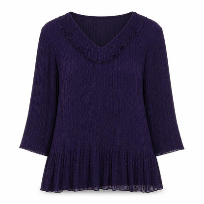 Windsmoor Women's Purple Tunic Blouse, Regular Fit, L