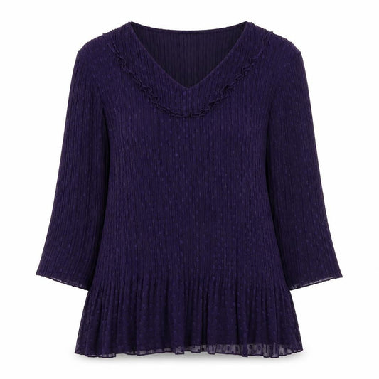 Windsmoor Women's Purple Tunic Blouse, Regular Fit, L