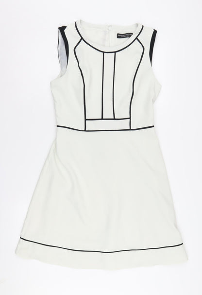 Dorothy Perkins Women's Ivory A-Line Dress, Size 12