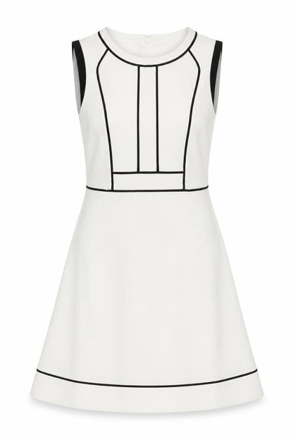 Dorothy Perkins Women's Ivory A-Line Dress, Size 12