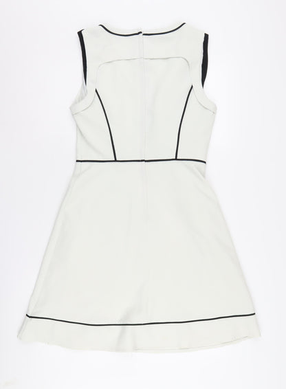 Dorothy Perkins Women's Ivory A-Line Dress, Size 12