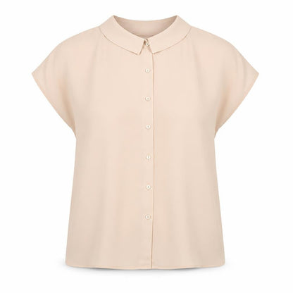 Womens UK Size 16 St Michael Beige Basic Blouse