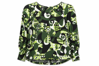 Womens UK Size 14 NEXT Multicoloured Basic Blouse