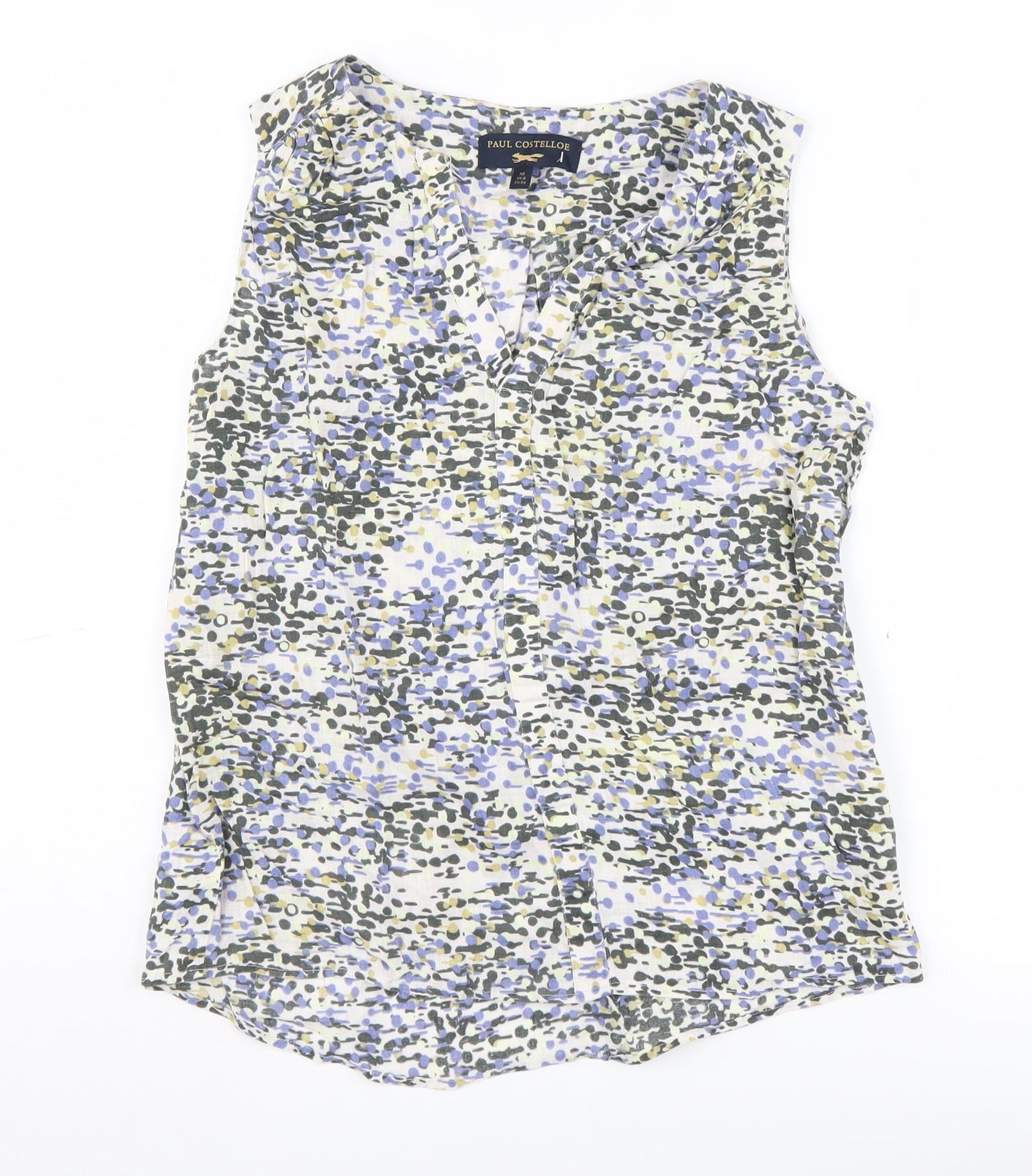 Womens UK Size 8 Paul Costelloe Multicoloured Camisole Blouse